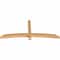 Ekena Millwork Bellingham Timber Gable Bracket, Western Red Cedar, 72"W x 30"H x 3 1/2"D x 3 1/2"F, 10/12 Pitch GBW072X30X0404BEL00SWR - alternate 2